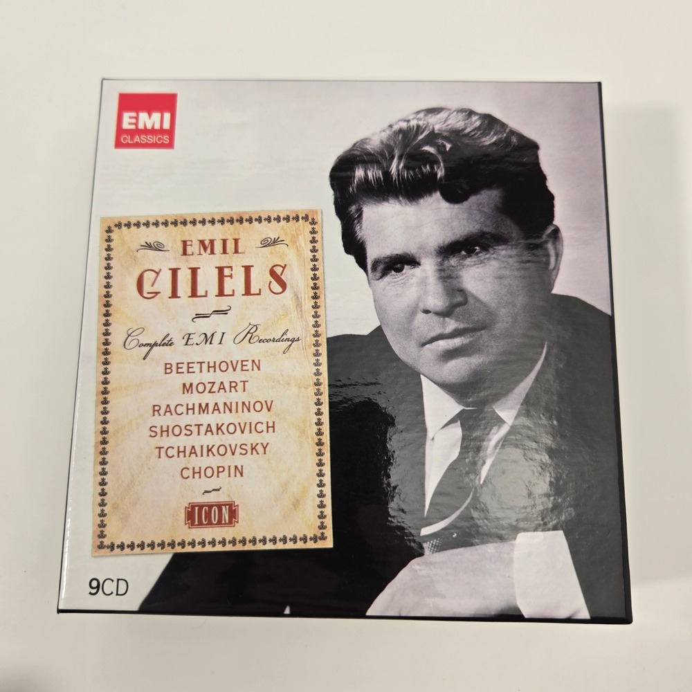 Emil Gilels Complete EMI Recordings 9 CD Box Set EMI Classics Icon EX/NM